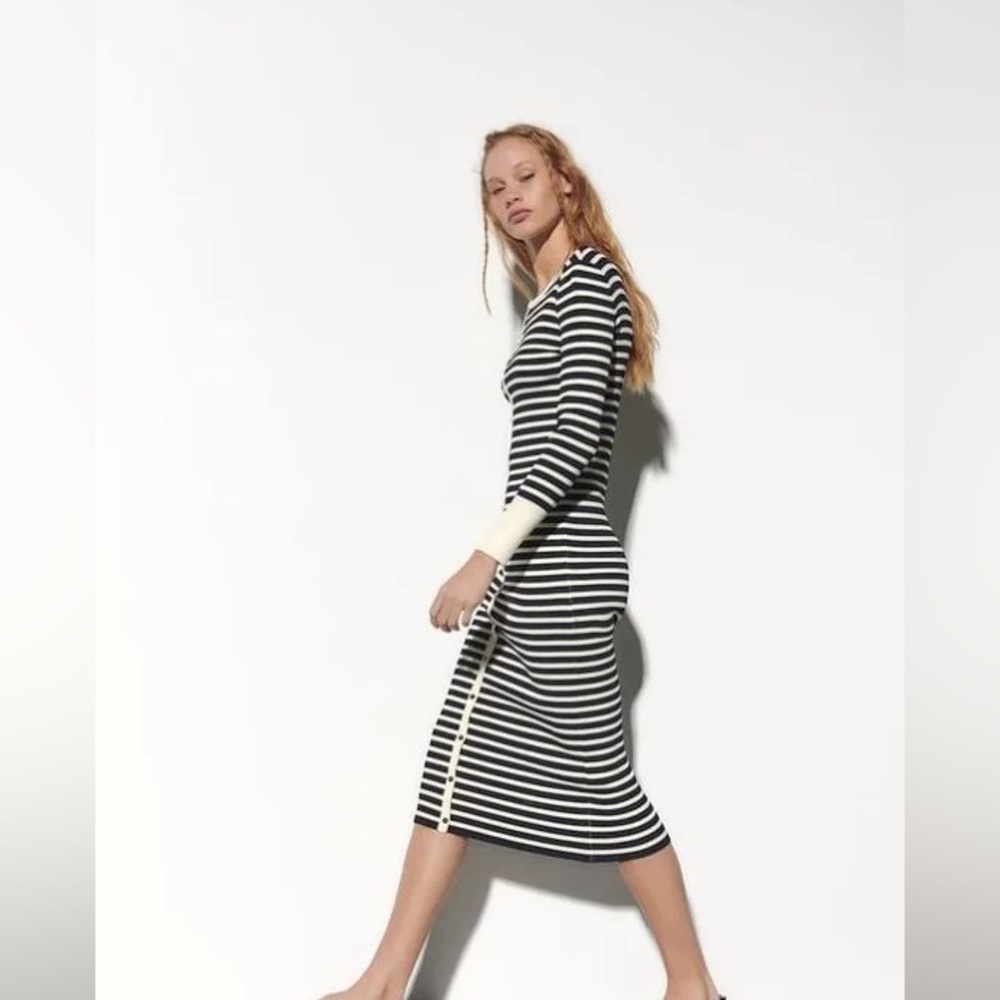 Zara Striped Knit dress
